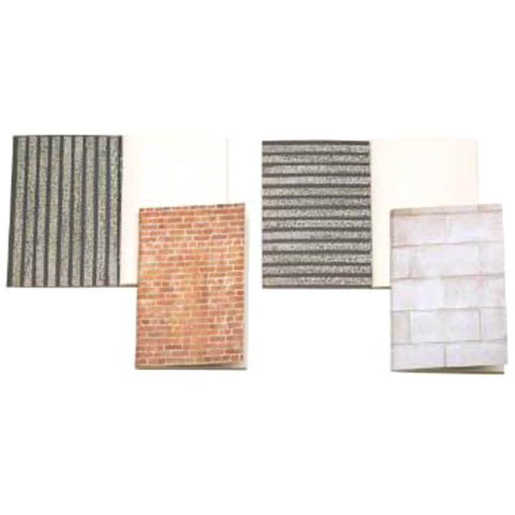 Notebook Metropolis Brick Cinder 2pc Assorted 4in x 6in