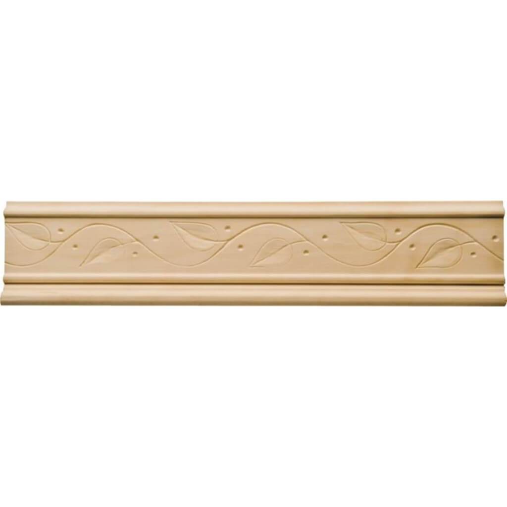MOULDING - EMBOSSED VINE &amp; LEAF - 2" X 8' - PINE 