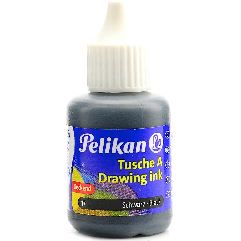 Pelikan Black Drawing Ink 1oz