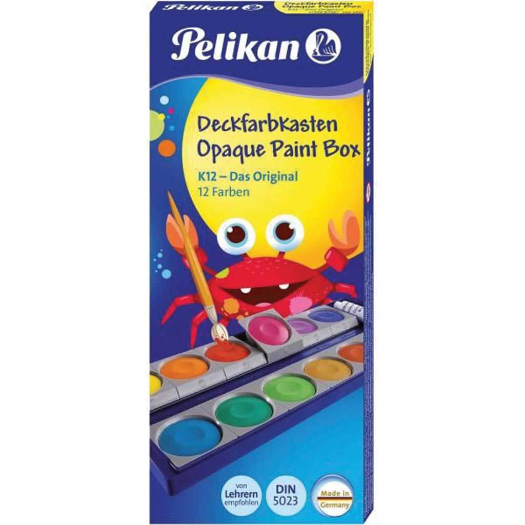 Pelikan Opaque Pan Watercolor Sets 12pcs