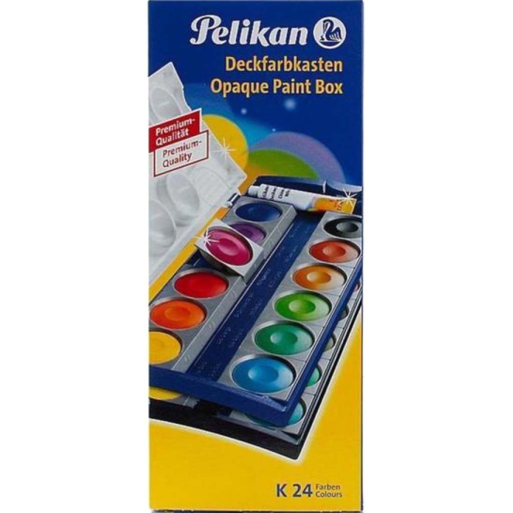 Pelikan Opaque Pan Watercolor Sets 24pcs