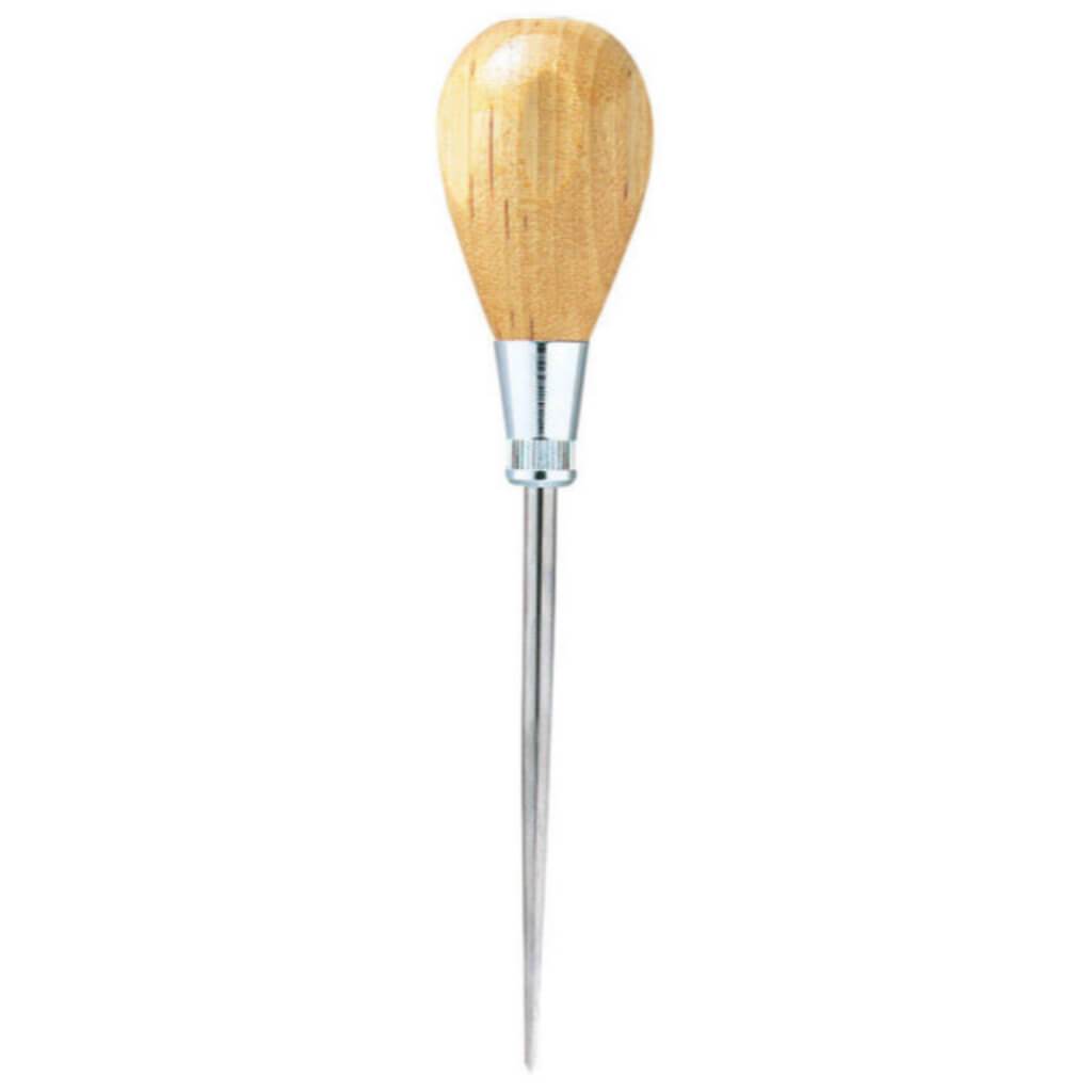 SCRATCH AWL HARDWOOD HANDLE 