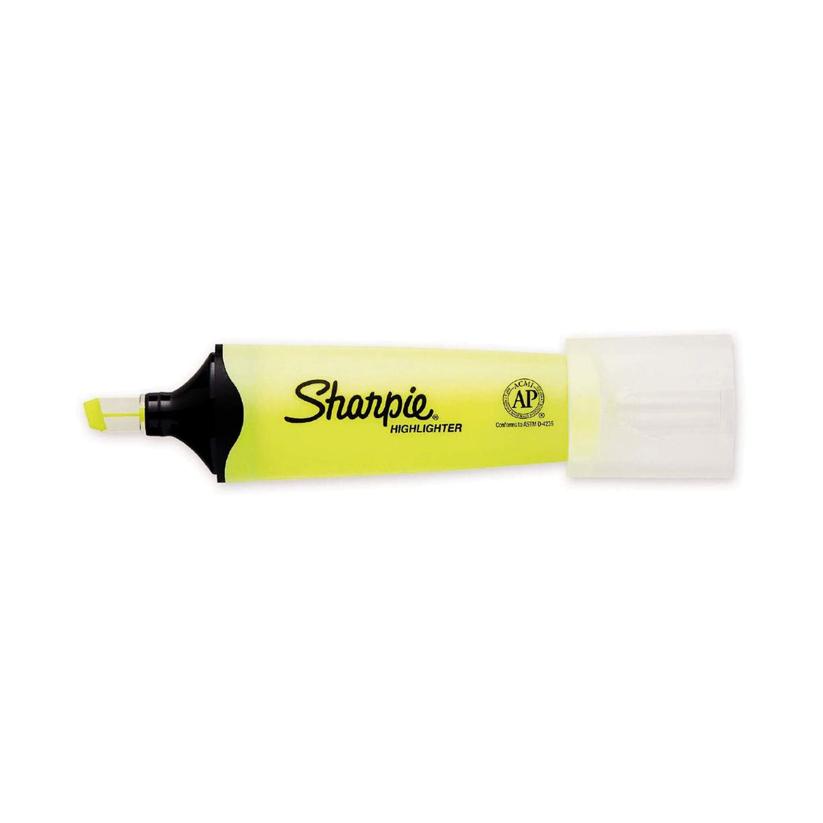 Sharpie Clearview Highlighter with Smear Guard Yellow