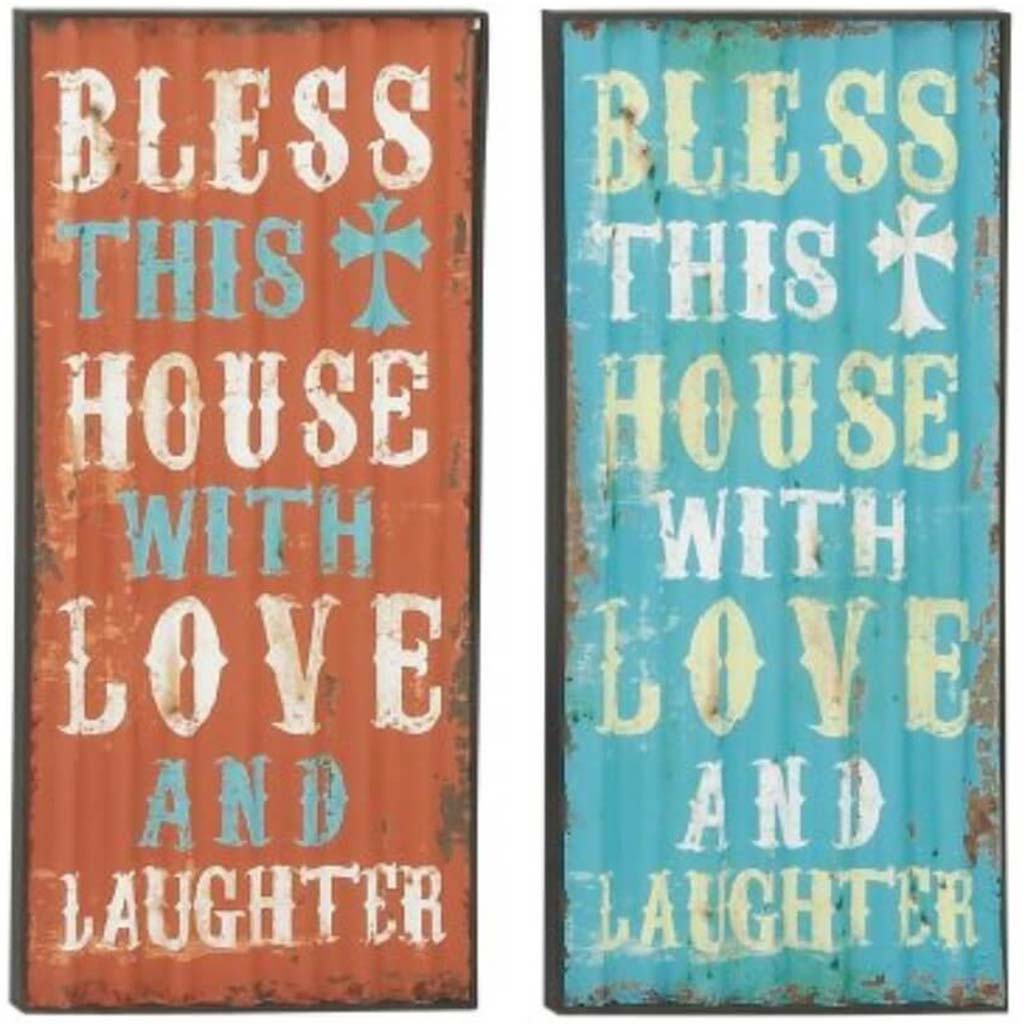 Metal Wall Decor 2 Assorted 13in W, 28in H