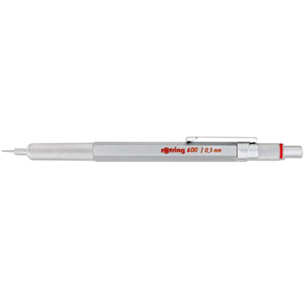 Mechanical Pencil 0.5mm Rotring 600 Silver 