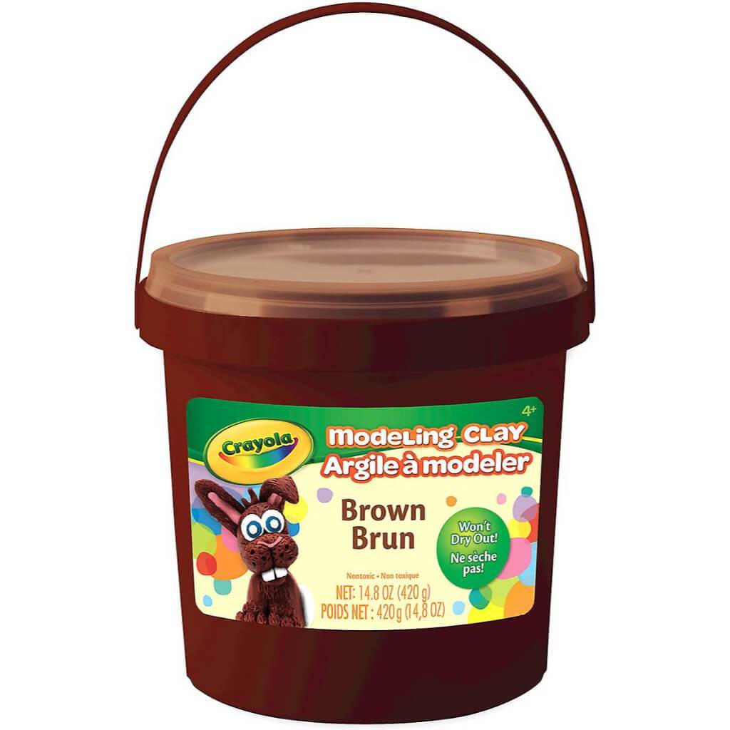 Crayola Bucket Brown Modeling Clay 14.8oz