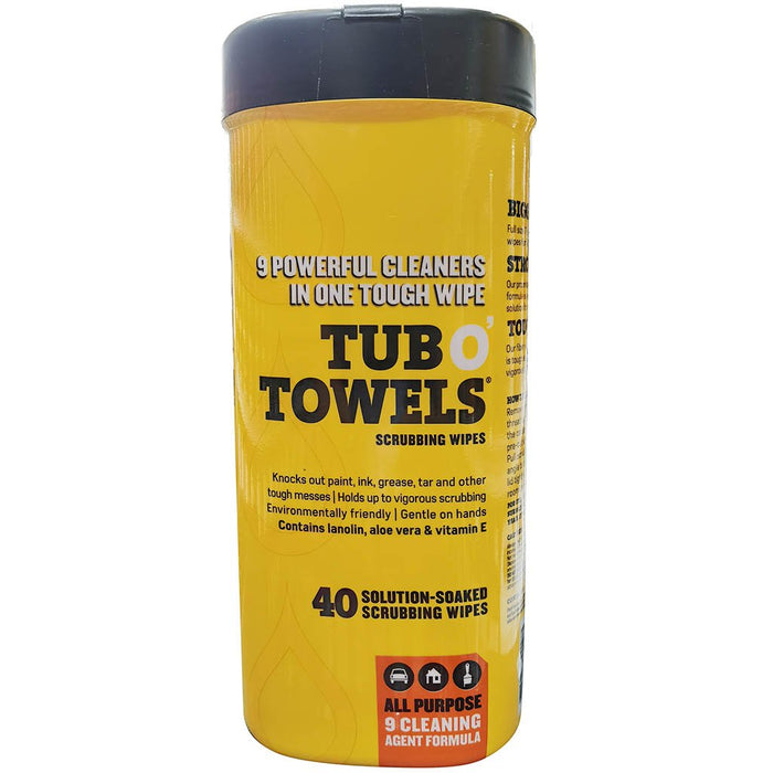 Tub O' Towels 7in x 8in 40/Pkg