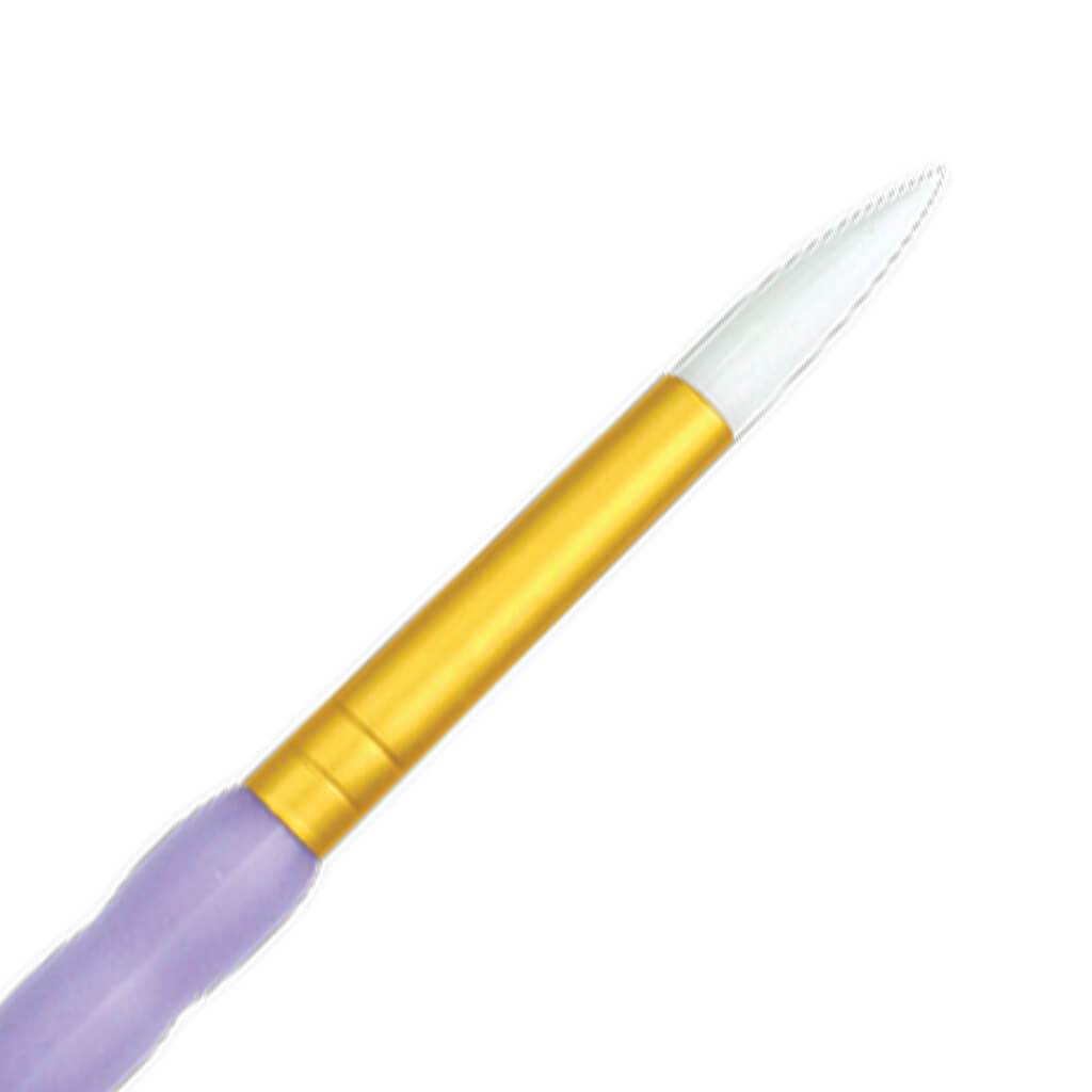 Crafters Choice White Taklon Round Brush Size 20/0