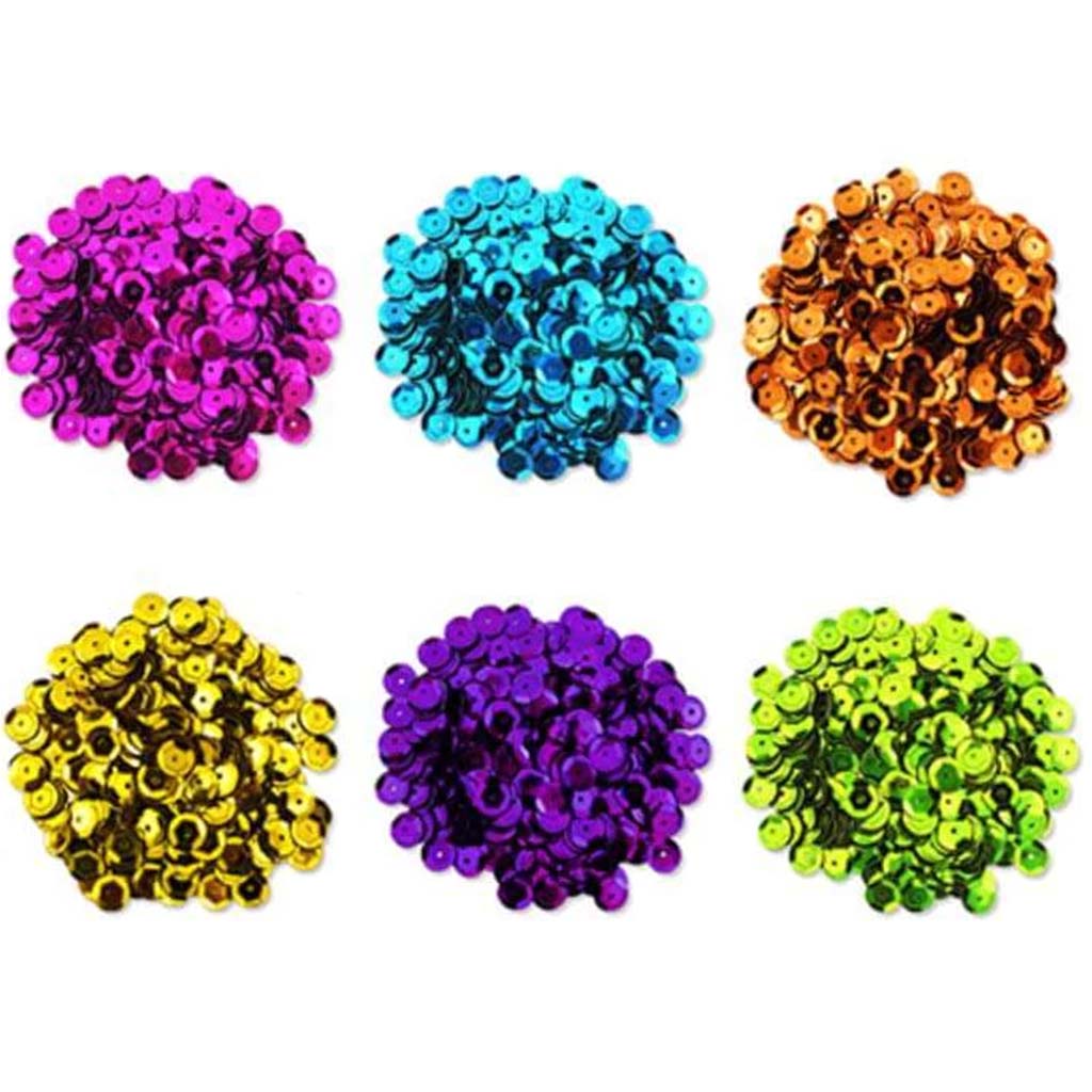 Craft Medley Cup Sequins 24g Multi-Pack Glimmer Glam 6mm 