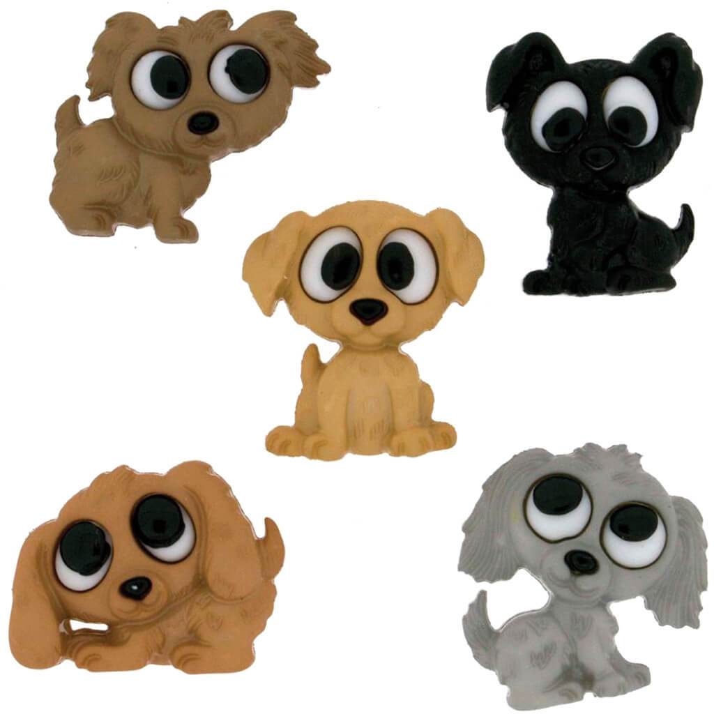 Dress It Up Embellishments Playful Puppies