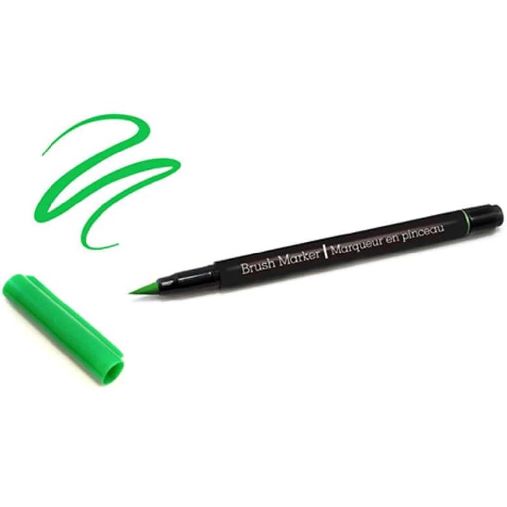 COLOR FACTORY LONG-TIP BRUSH MARKER KELY GRN 