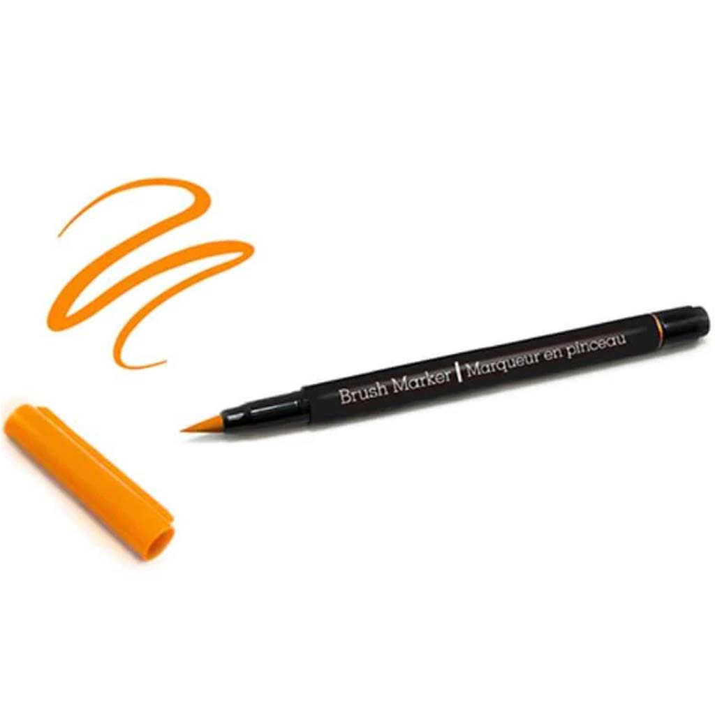 COLOR FACTORY LONG-TIP BRUSH MARKER ORANGE 