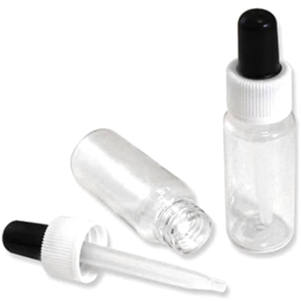 PLASTIC BOTTLES DROPPER BOTTLE 2/PK SCREW-TOP 20ML 