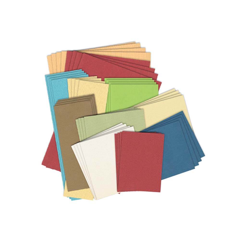 SCRAP-PACK TEXTURA PREMIUM CARDSTOCK ASST SIZES ACIDFREE 1/2LB 