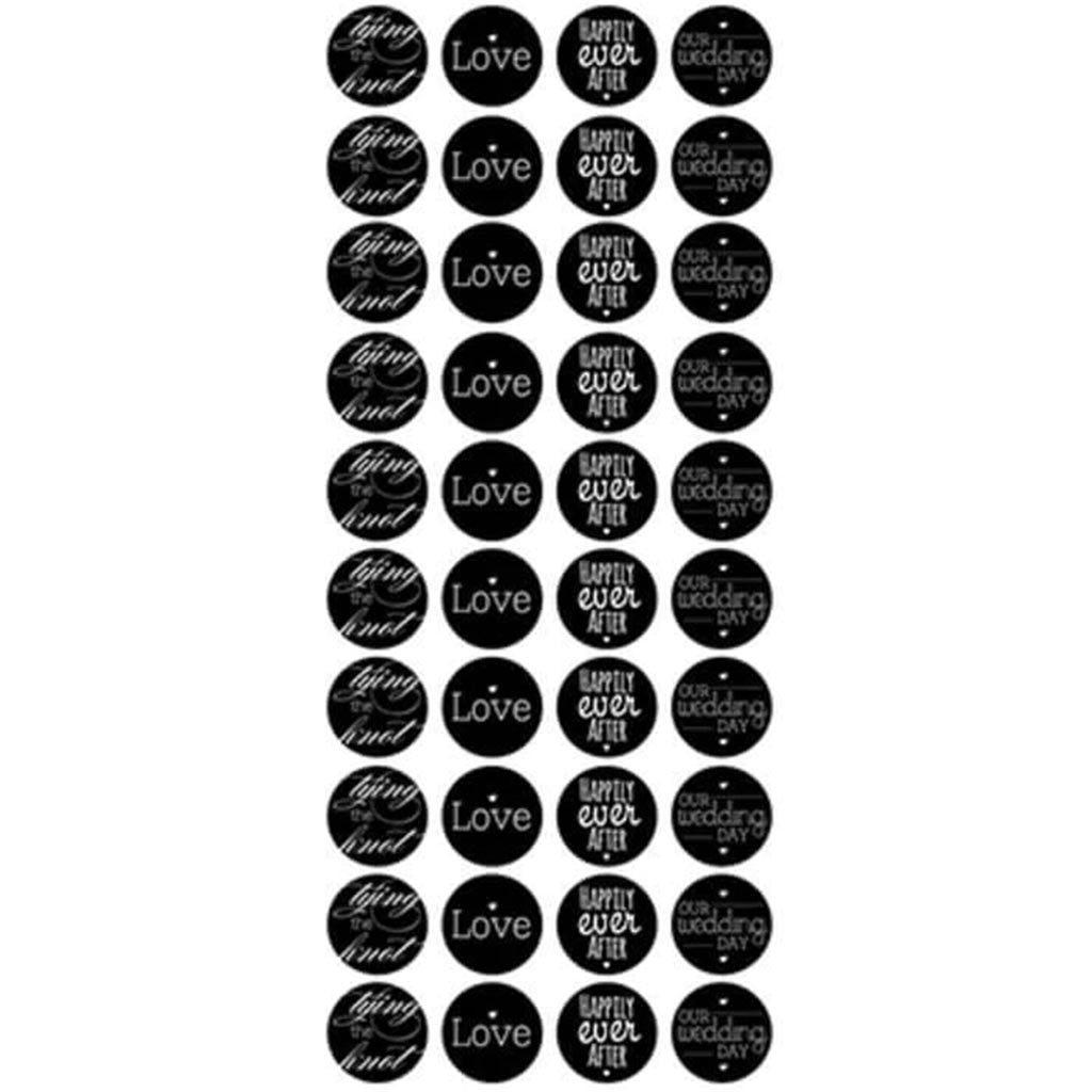 SENTIMENT SEALS PHOTO SAFE CHALK WEDDING 5"X12" 