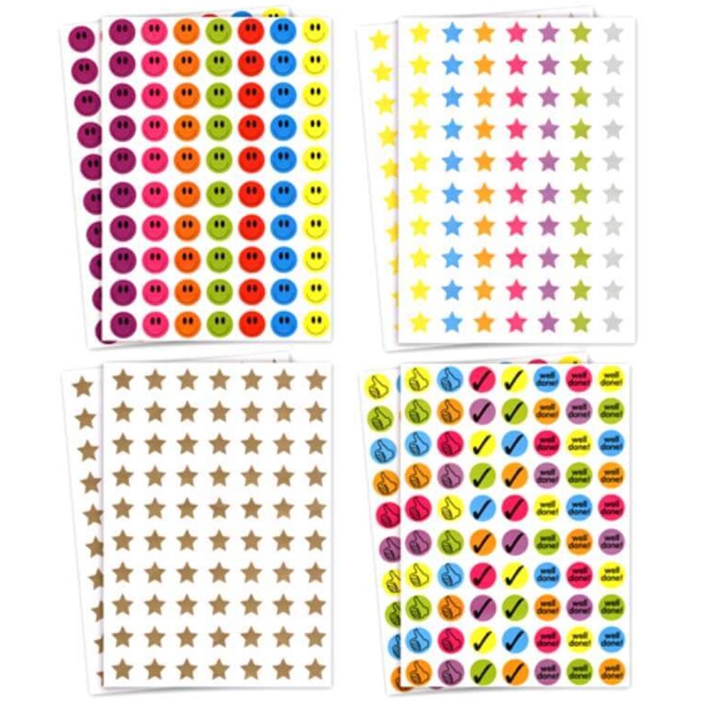 CRAFTER'S SCHLHOUSE 8.25X11.62 REWARD STICKERS 2SHEETS 