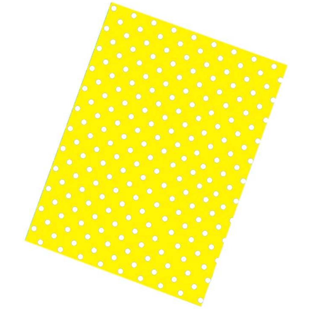 FUN FOAM SHEETS 2MM DESIGNER FOAM 9"X12" YELLOW 