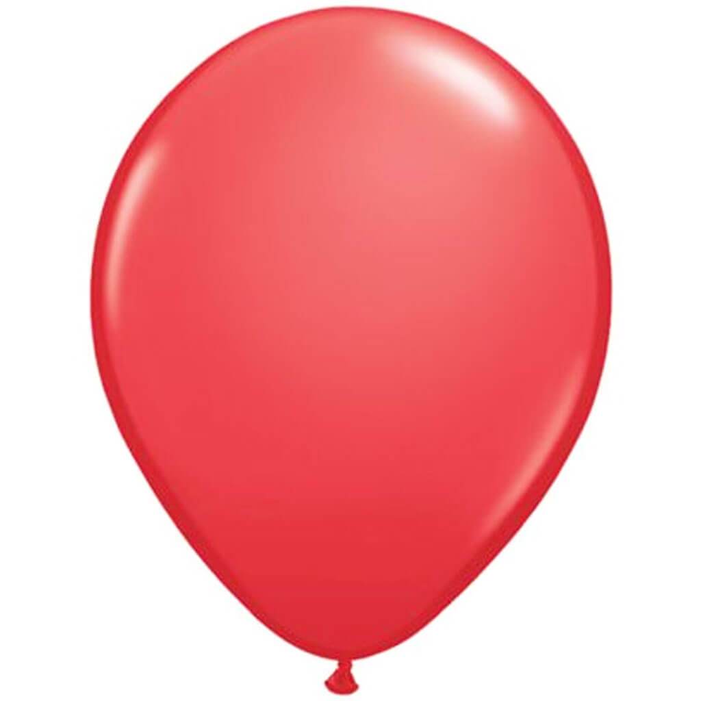 Latex Balloon Red, 16in