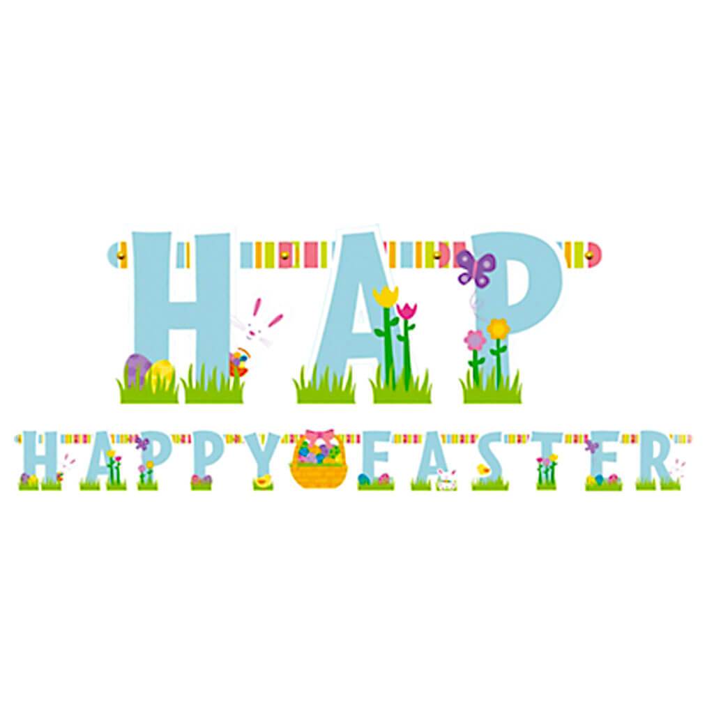 Happy Easter Letter Large Banner