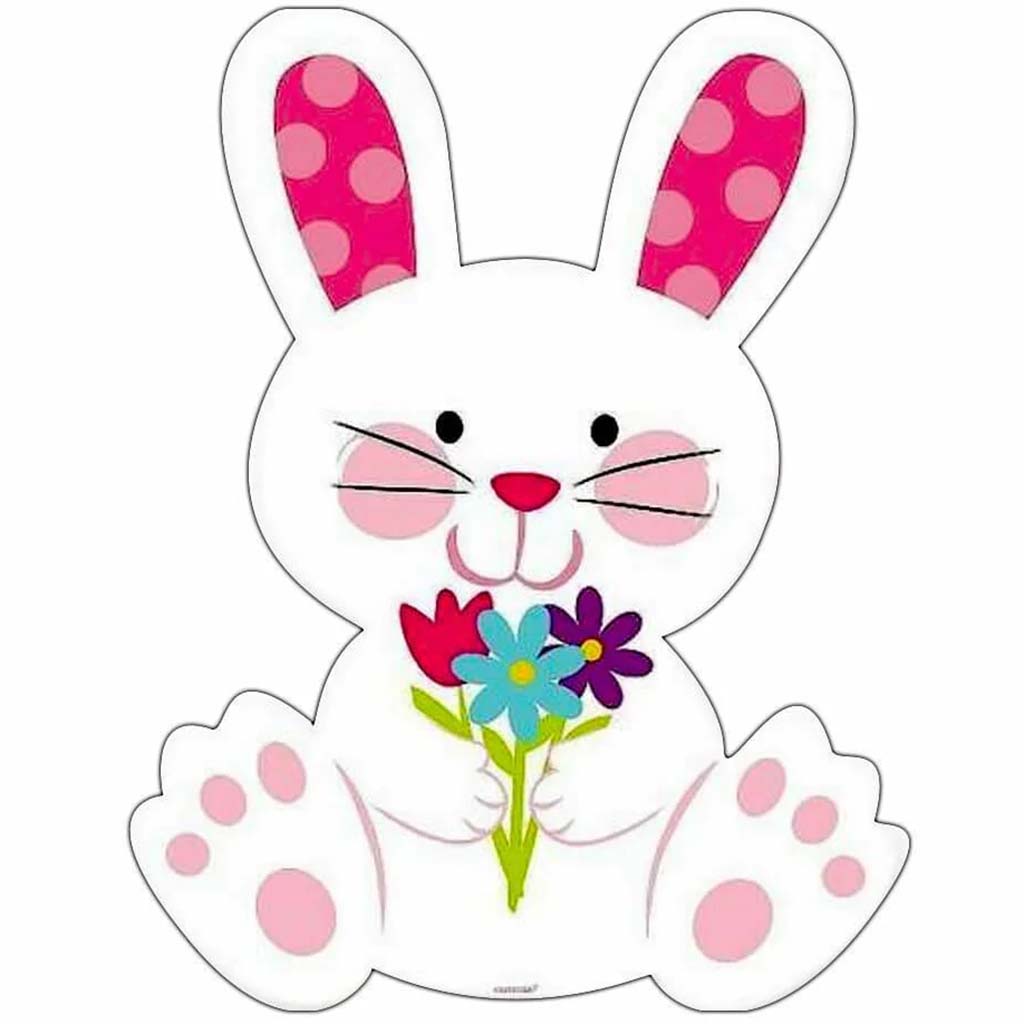 Cutout Easter Bunny