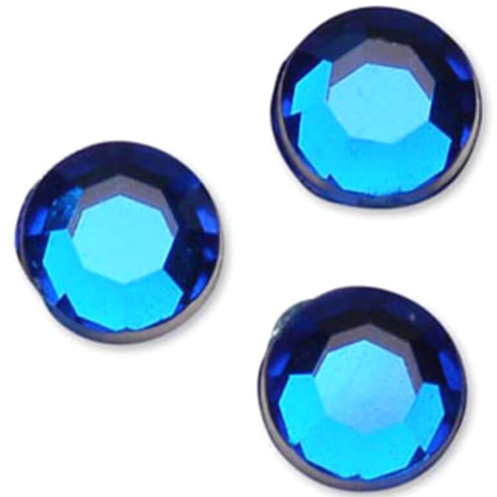 Rhinestones Dark Sapphire Round 5mm 