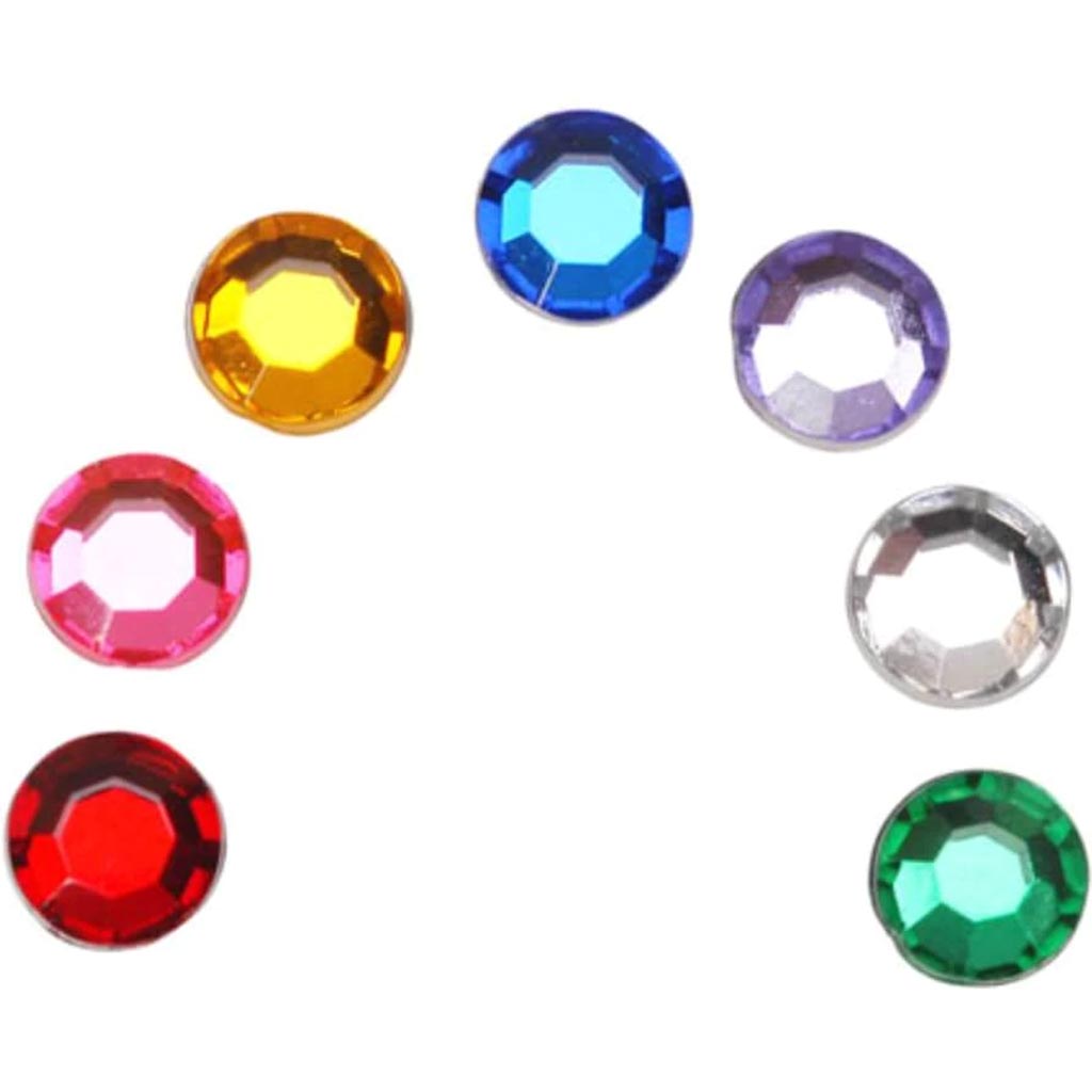 Rhinestones Assorted Colors Round 5mm 