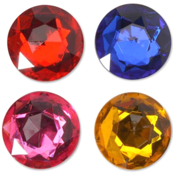 Rhinestones Round Multi 25mm 