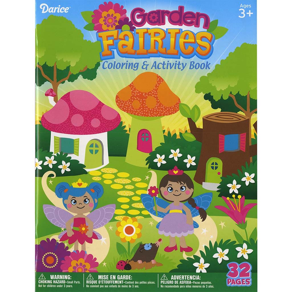 Garden Fairies Coloring Book 