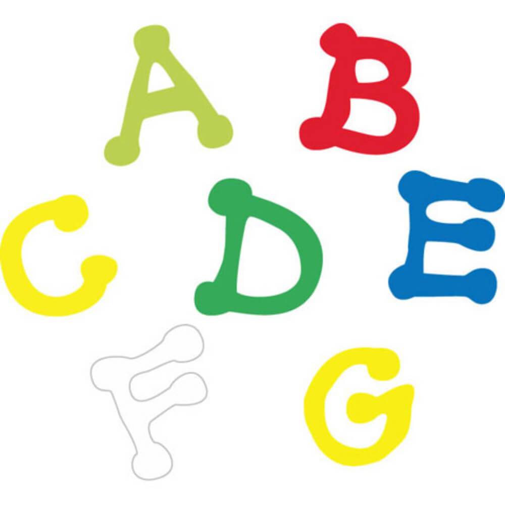 Foamies?® Alphabet Sticker Bucket Dot to Dot Font 1.14 oz 