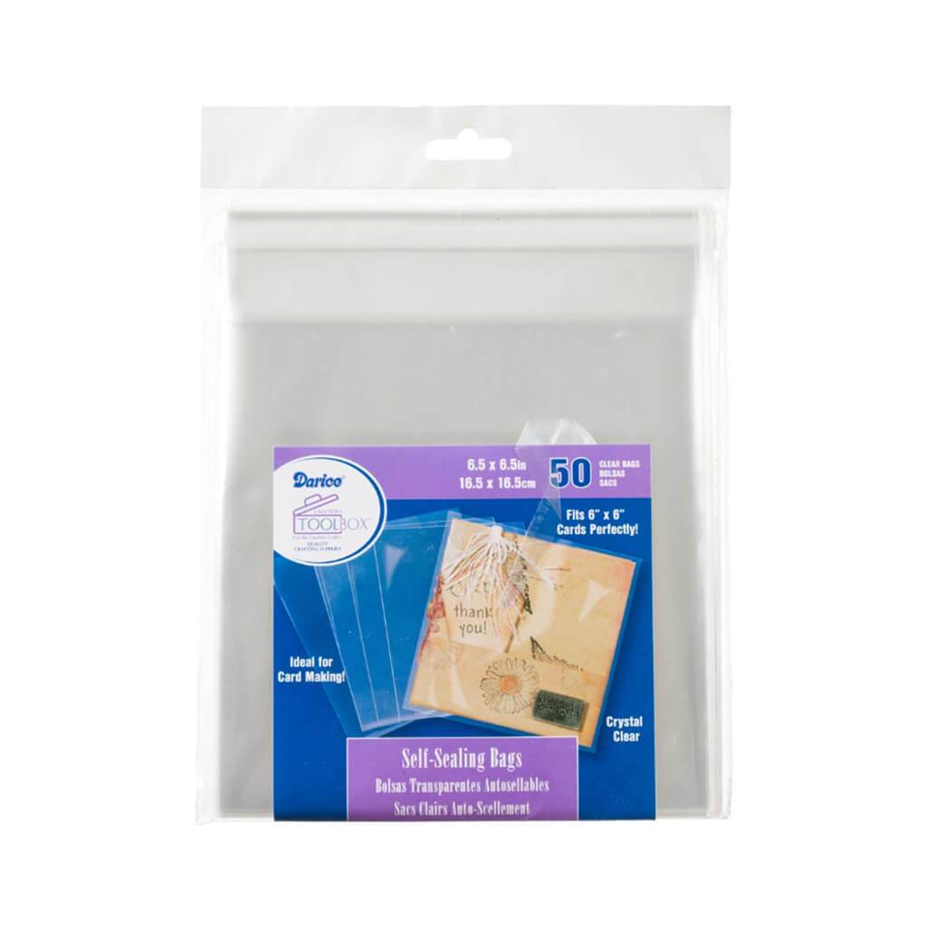 BAG SELFSEAL 6.5X6.5IN 50PC 