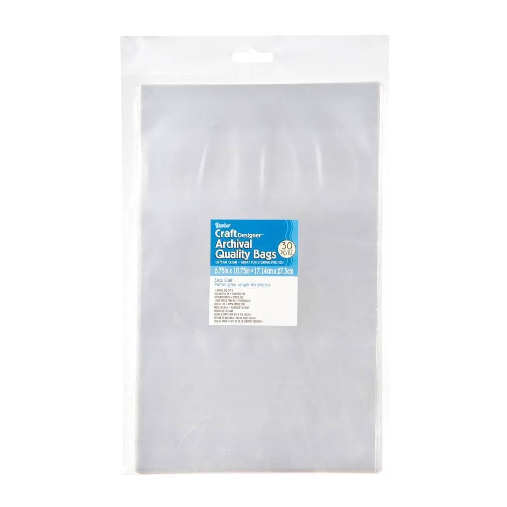 BAG ARCHIVAL 6.75X10.75IN 30PC 