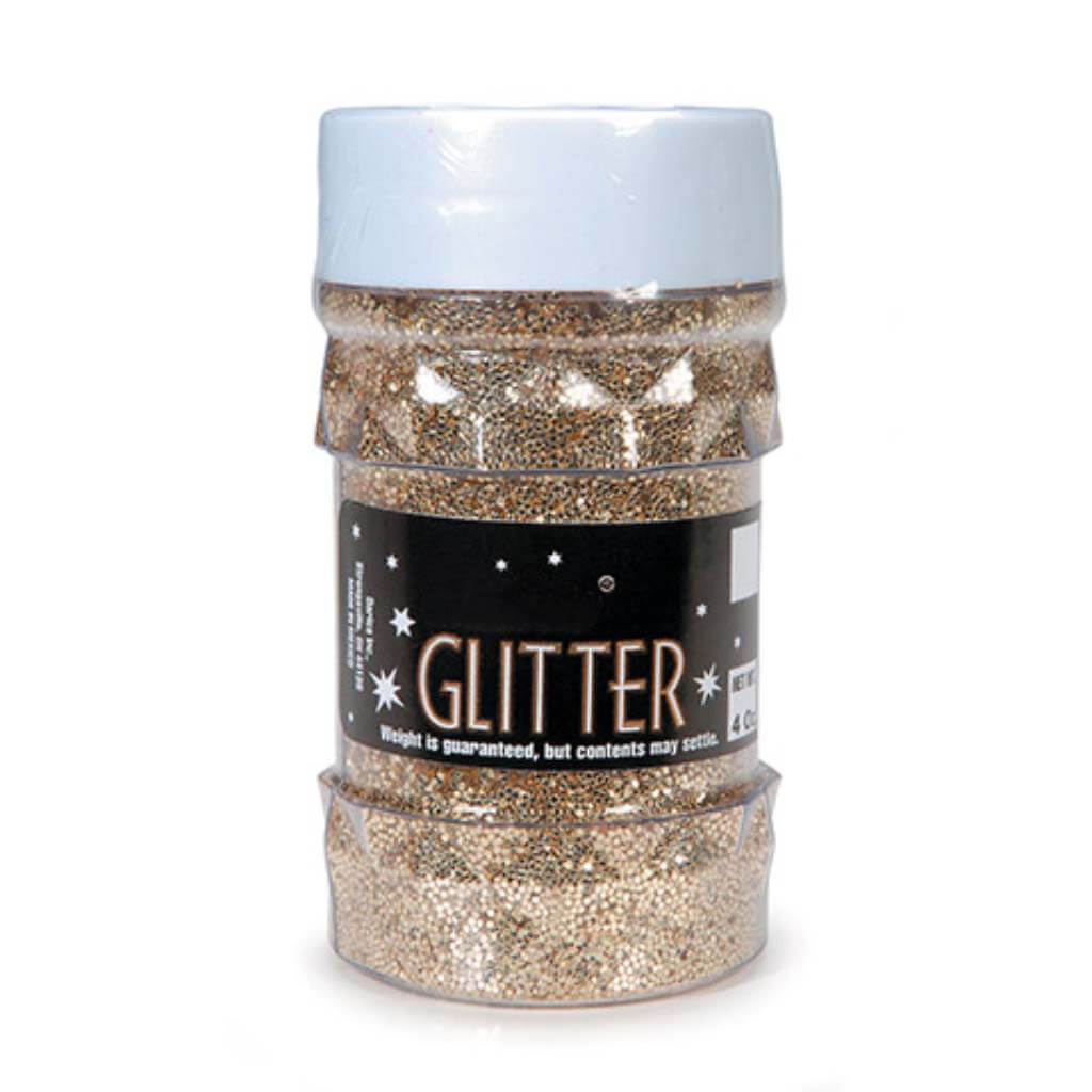 Glitter Jar Gold Big Value 4 ounces 