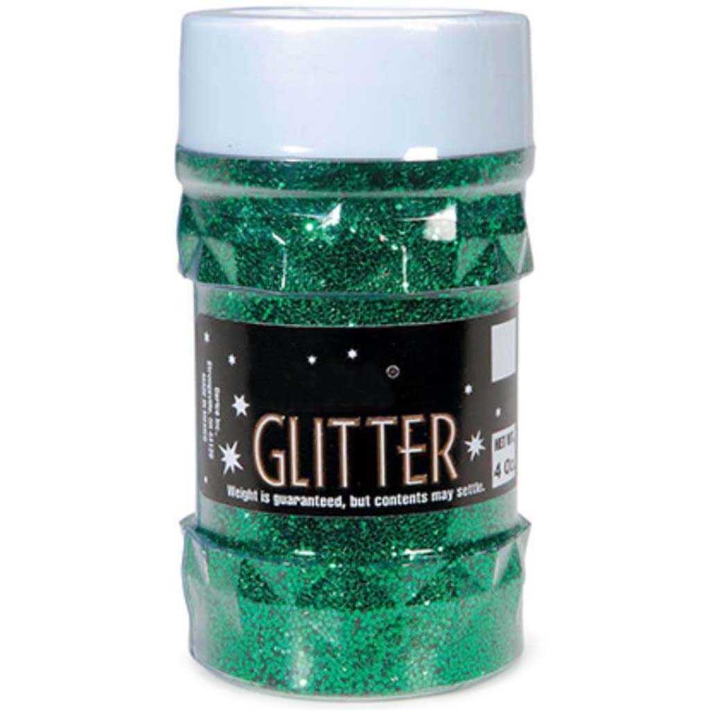 Glitter Jar Green Big Value 4 ounces 