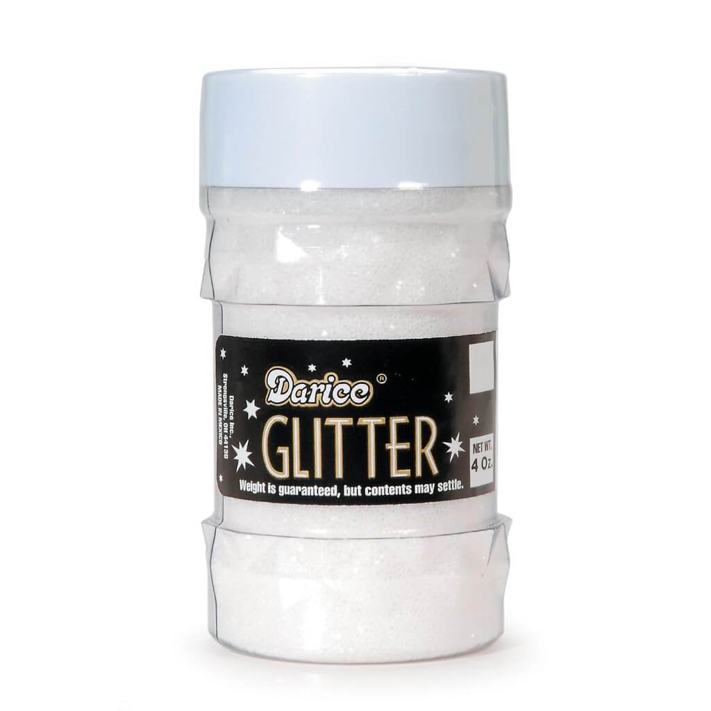 GLITTER JAR CRYSTAL 4OZ 