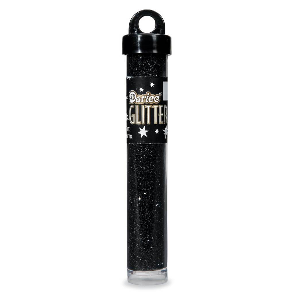 GLITTER TUBE BLACK 0.75OZ 