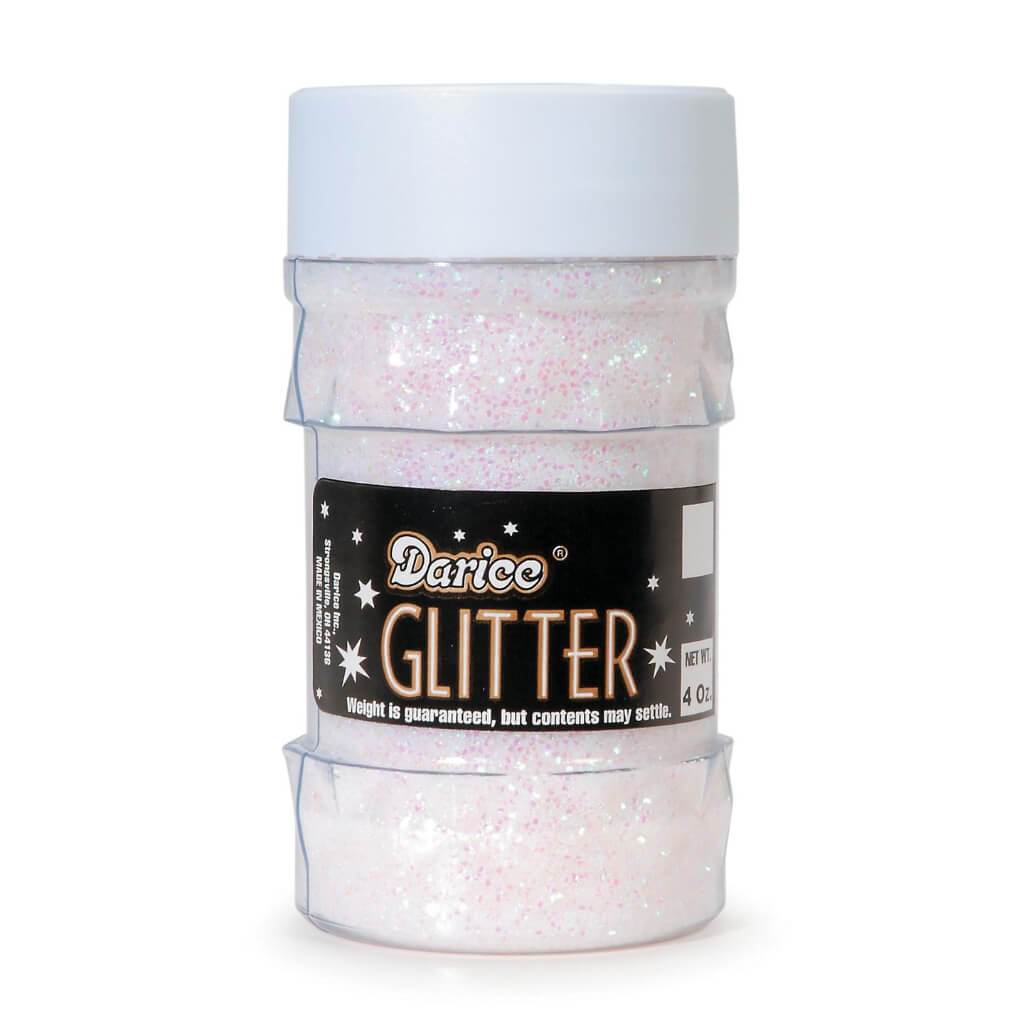 GLITTER JAR CRYSTAL AB 4OZ 