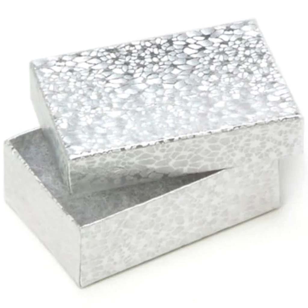 Jewelry Boxes Silver 3 x 2-1/8 x 1 inches 6 pieces 