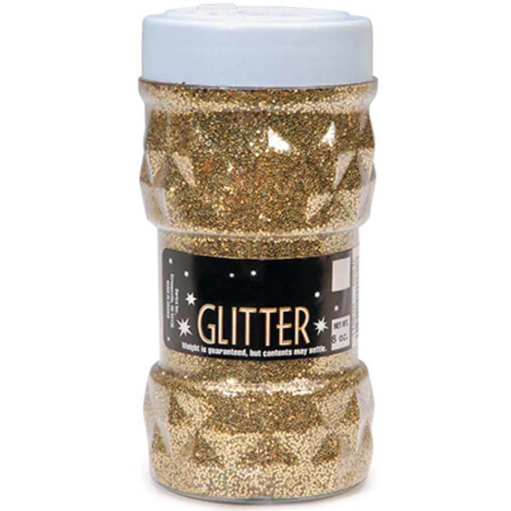 Glitter Jar Gold 8oz 