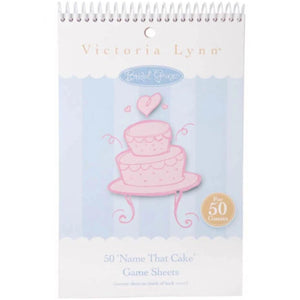 Victoria Lynn™ Bridal Shower Game Pad Name that Cake 