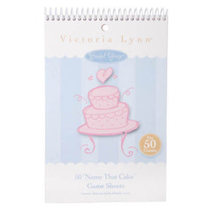 Victoria Lynn™ Bridal Shower Game Pad Name that Cake