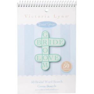 Victoria Lynn™ Bridal Shower Game Pad Word Search 