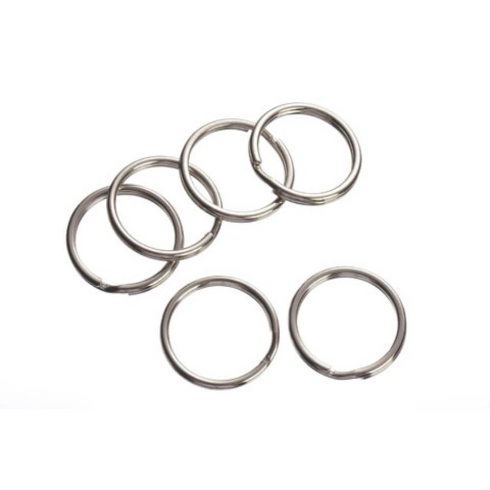 Steel Split Ring Nickel Plated 25mm 