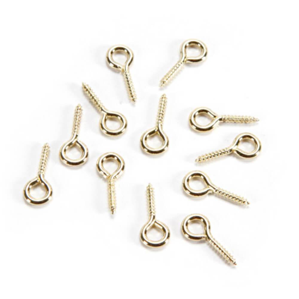 Screw Eye Bail Gold 7mm 