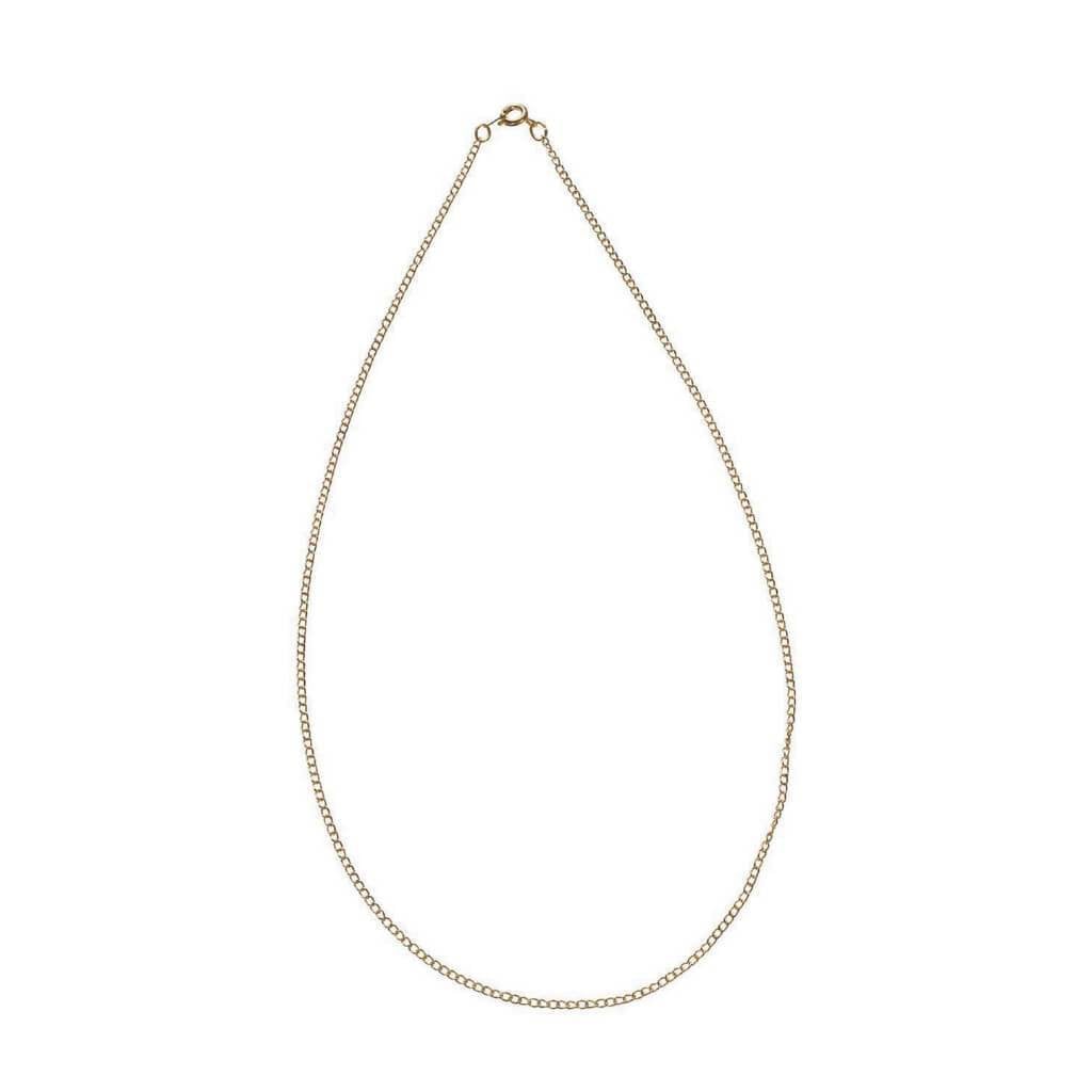 CHAIN GOLD 1X2MM 1PC 18IN 
