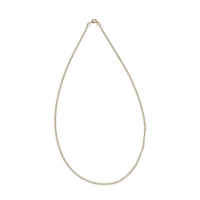 CHAIN GOLD 1X2MM 1PC 18IN 