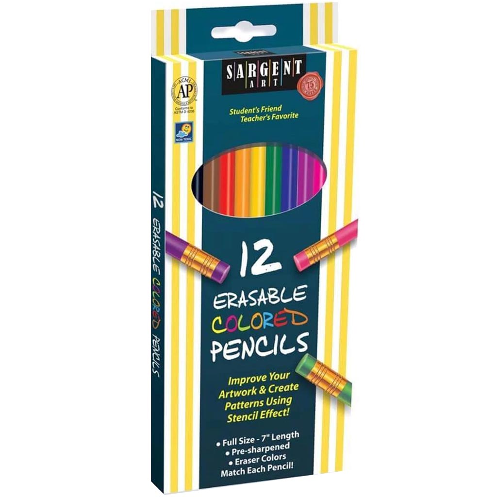 Erasable Colored Pencils 12ct