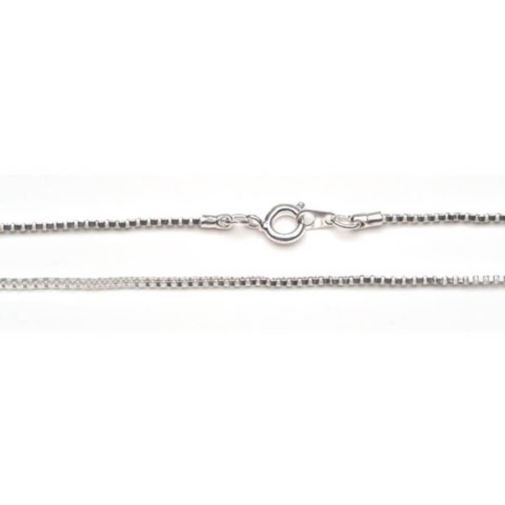 Box Chain Silver Plated 18 inches 