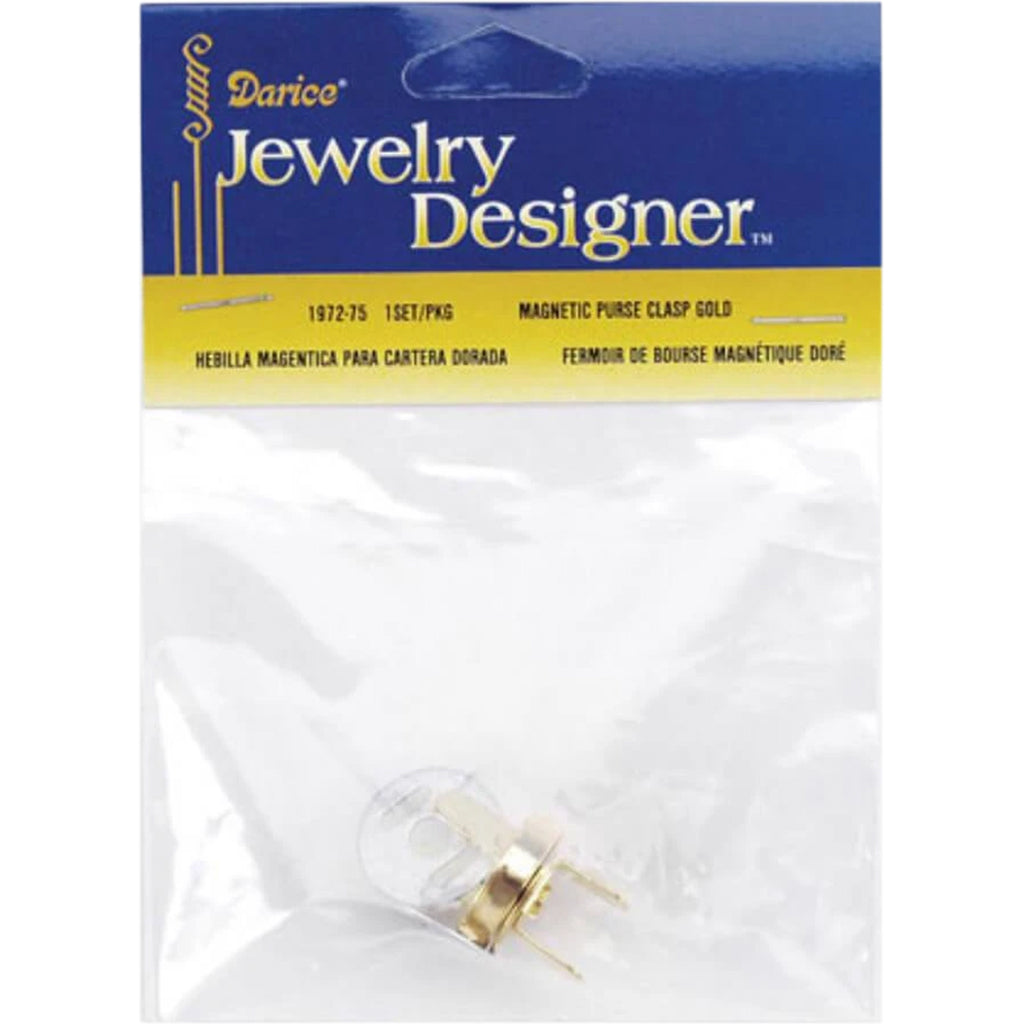 Magnetic Purse Clasp Gold 