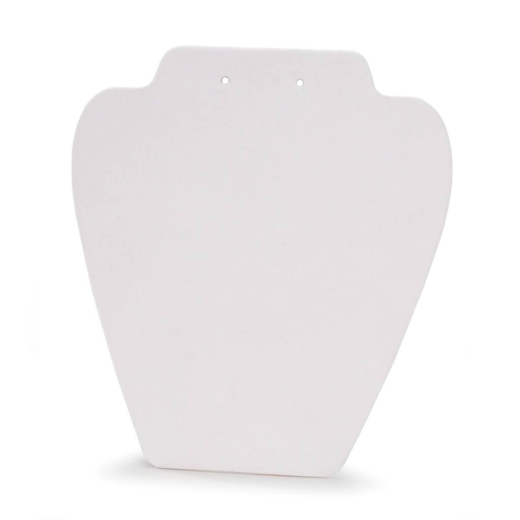 FOLDING JEWELRY STAND VELVET 7.25IN WHITE 