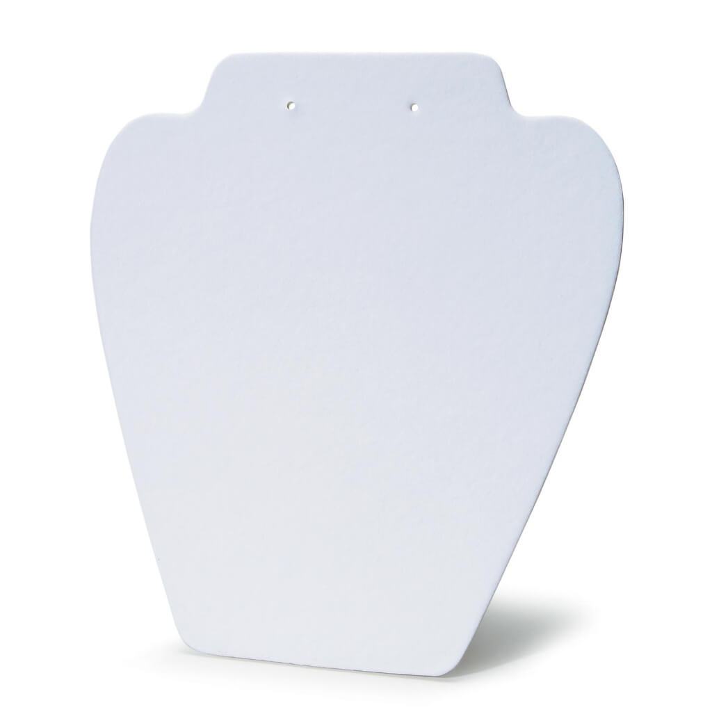 FOLDING JEWELRY STAND VELVET 6 PCS/PACK VALUE PACK 7.25IN WHITE 